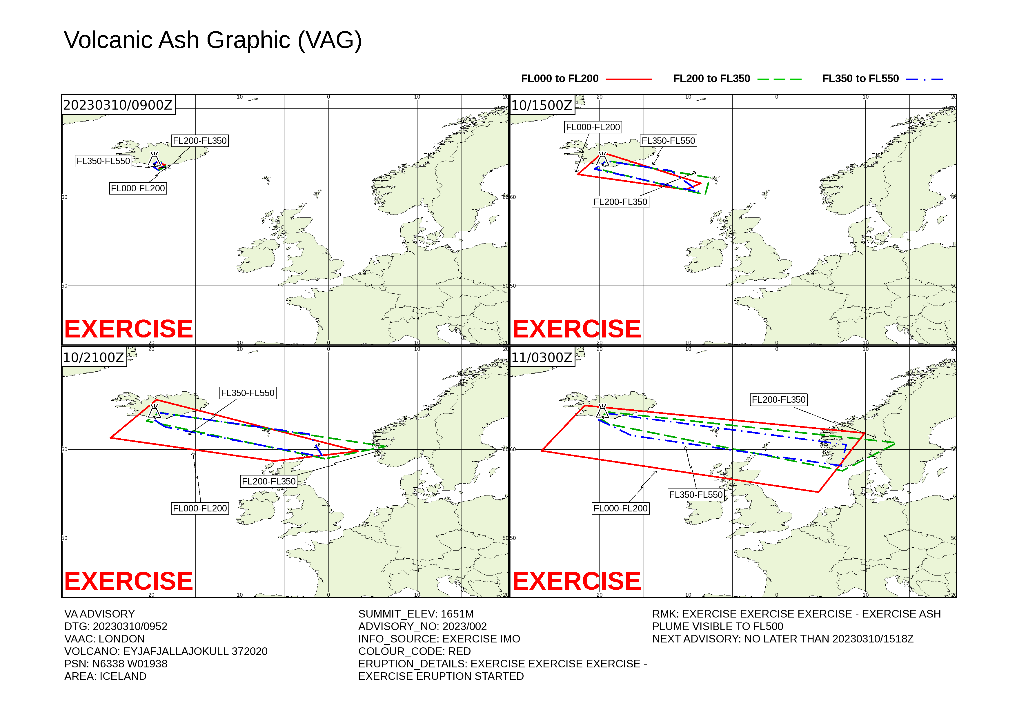 Volcanic ash graphic