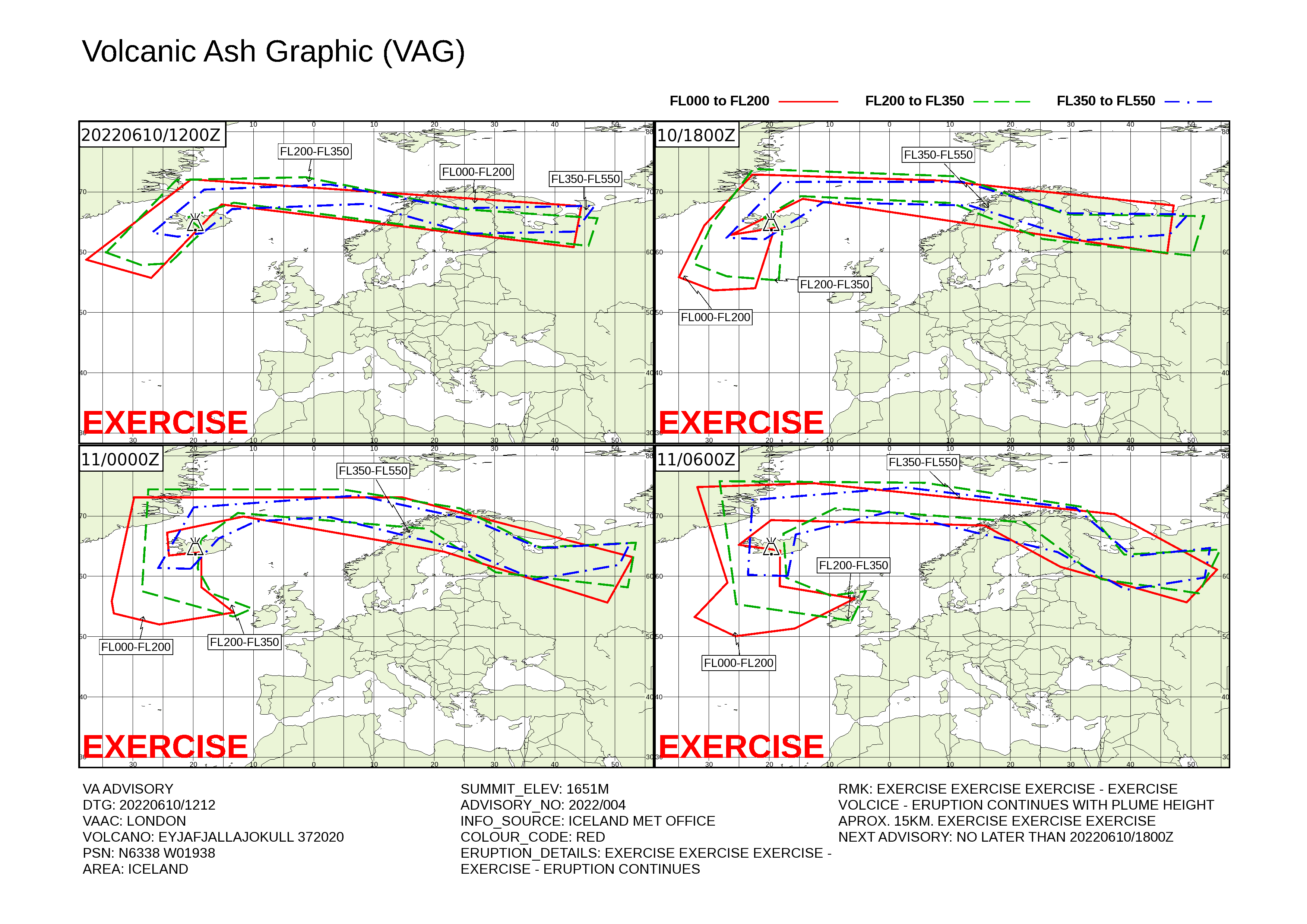 Volcanic ash graphic