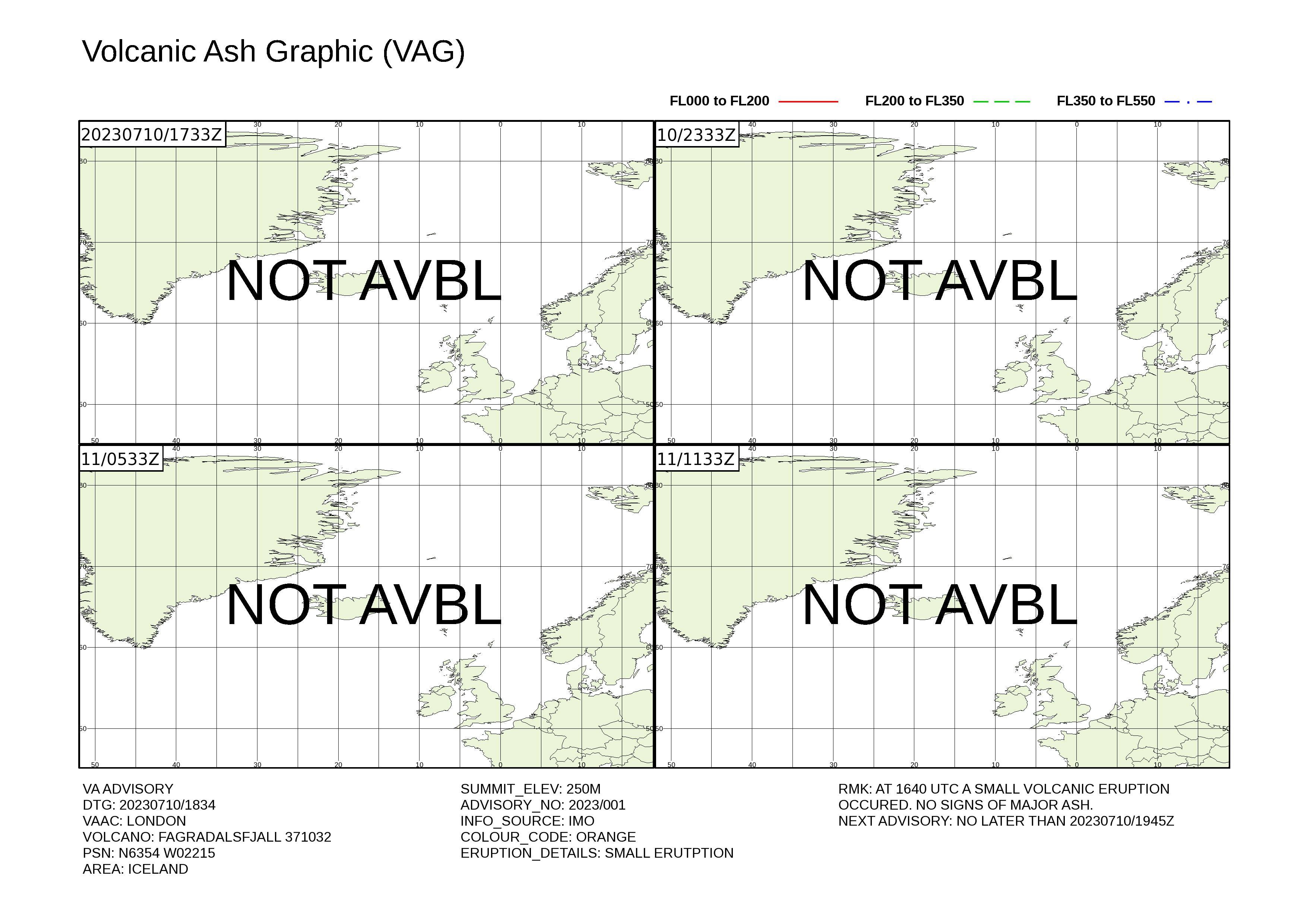 Volcanic ash graphic