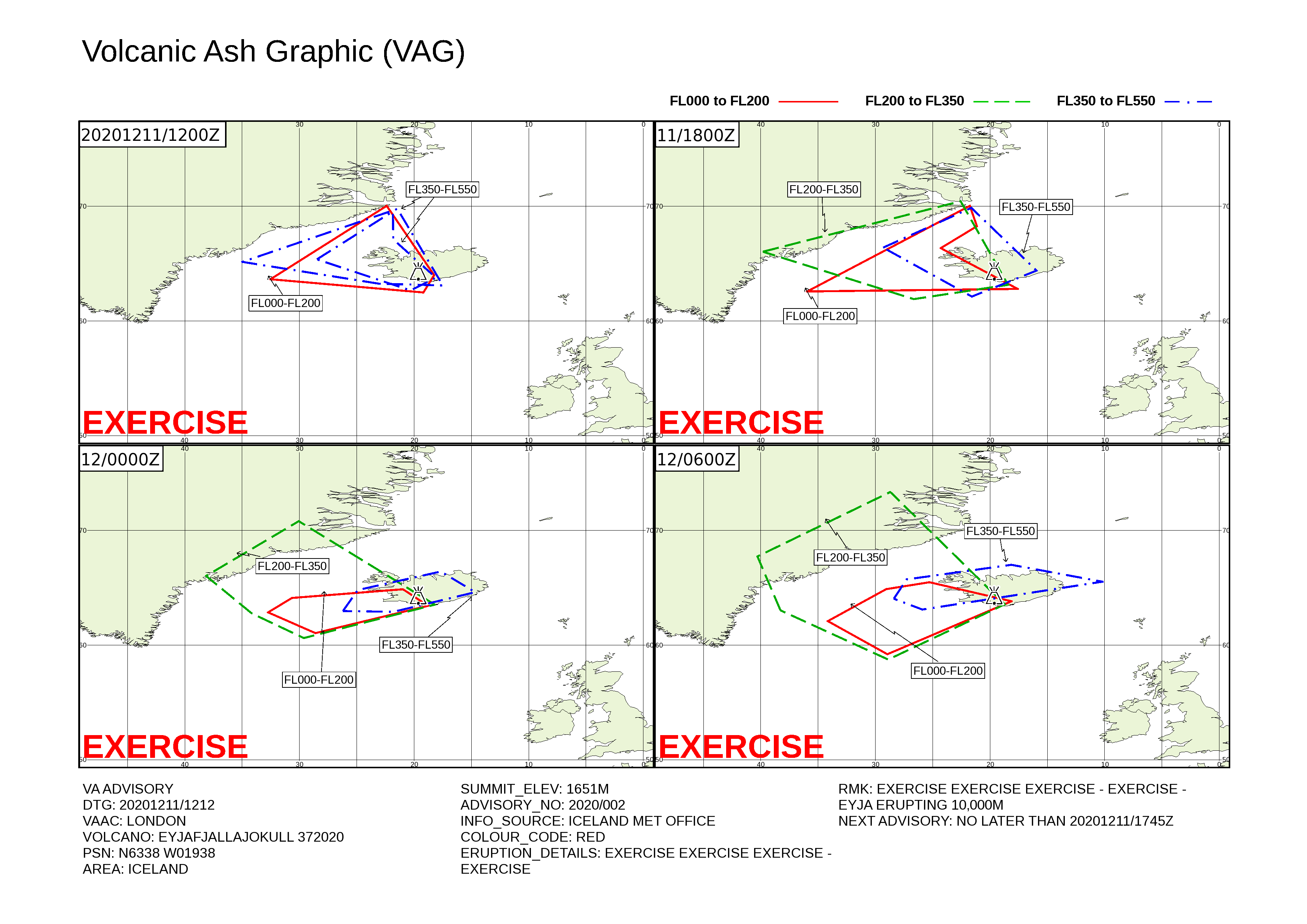 Volcanic ash graphic