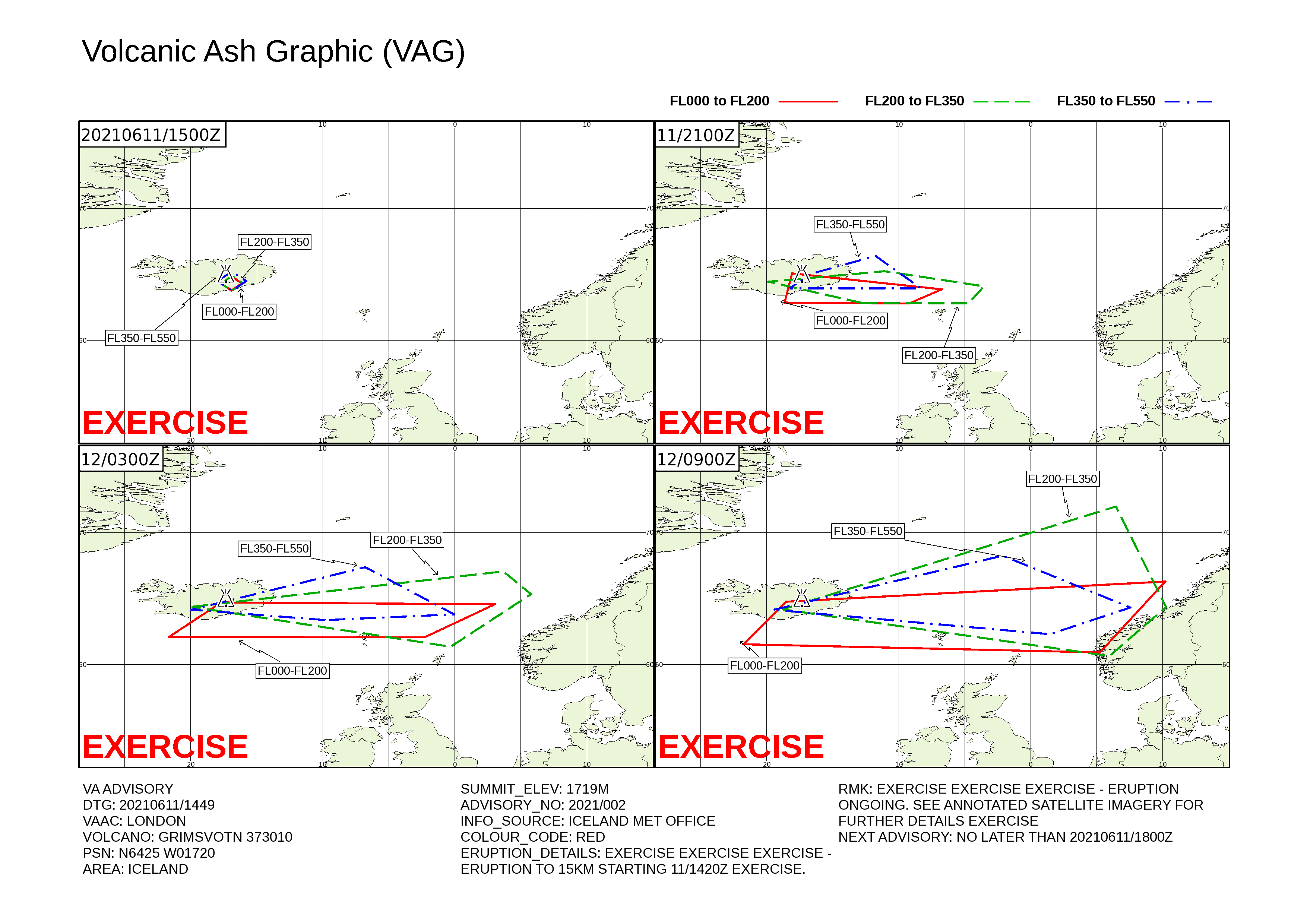 Volcanic ash graphic