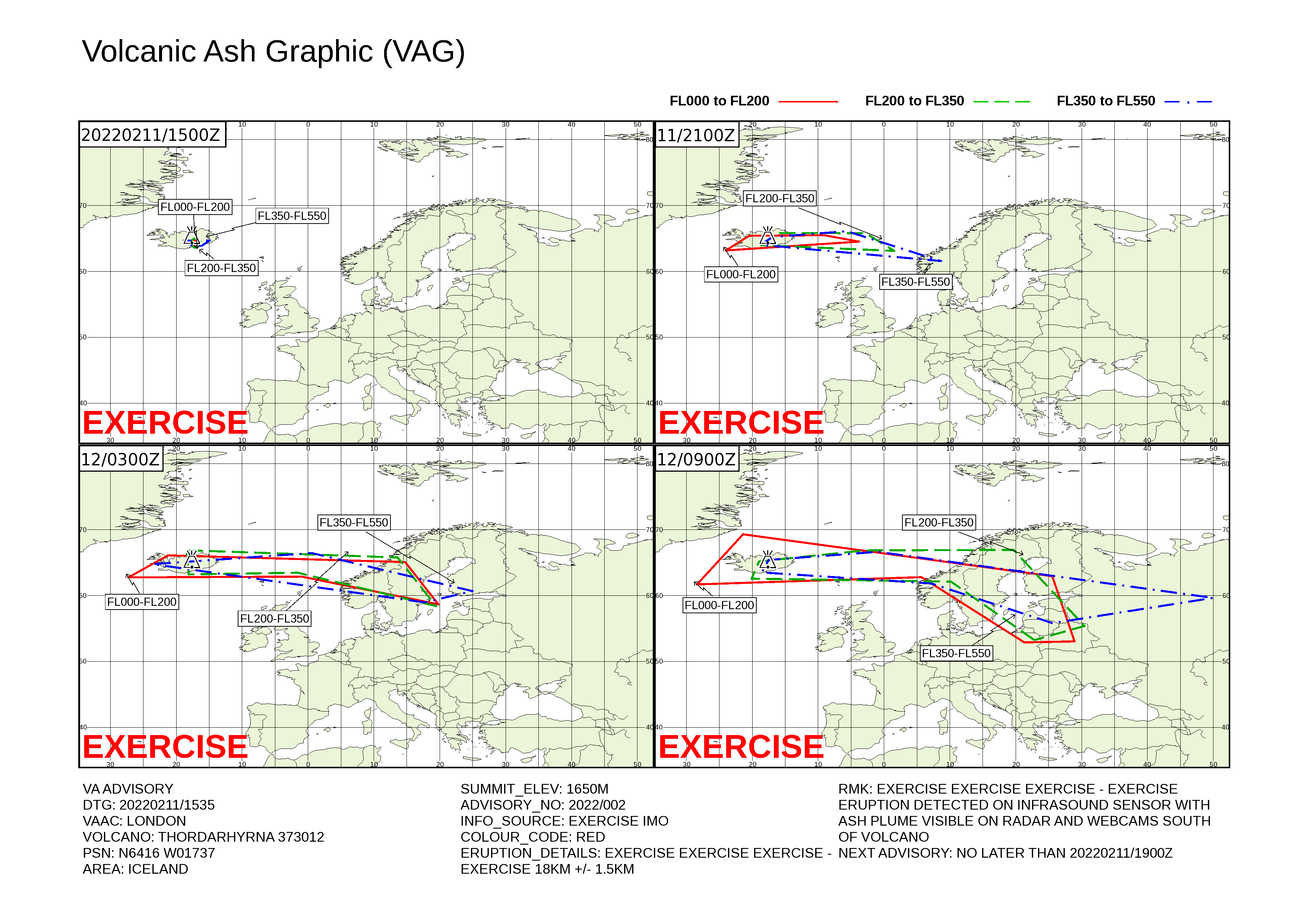 Volcanic ash graphic