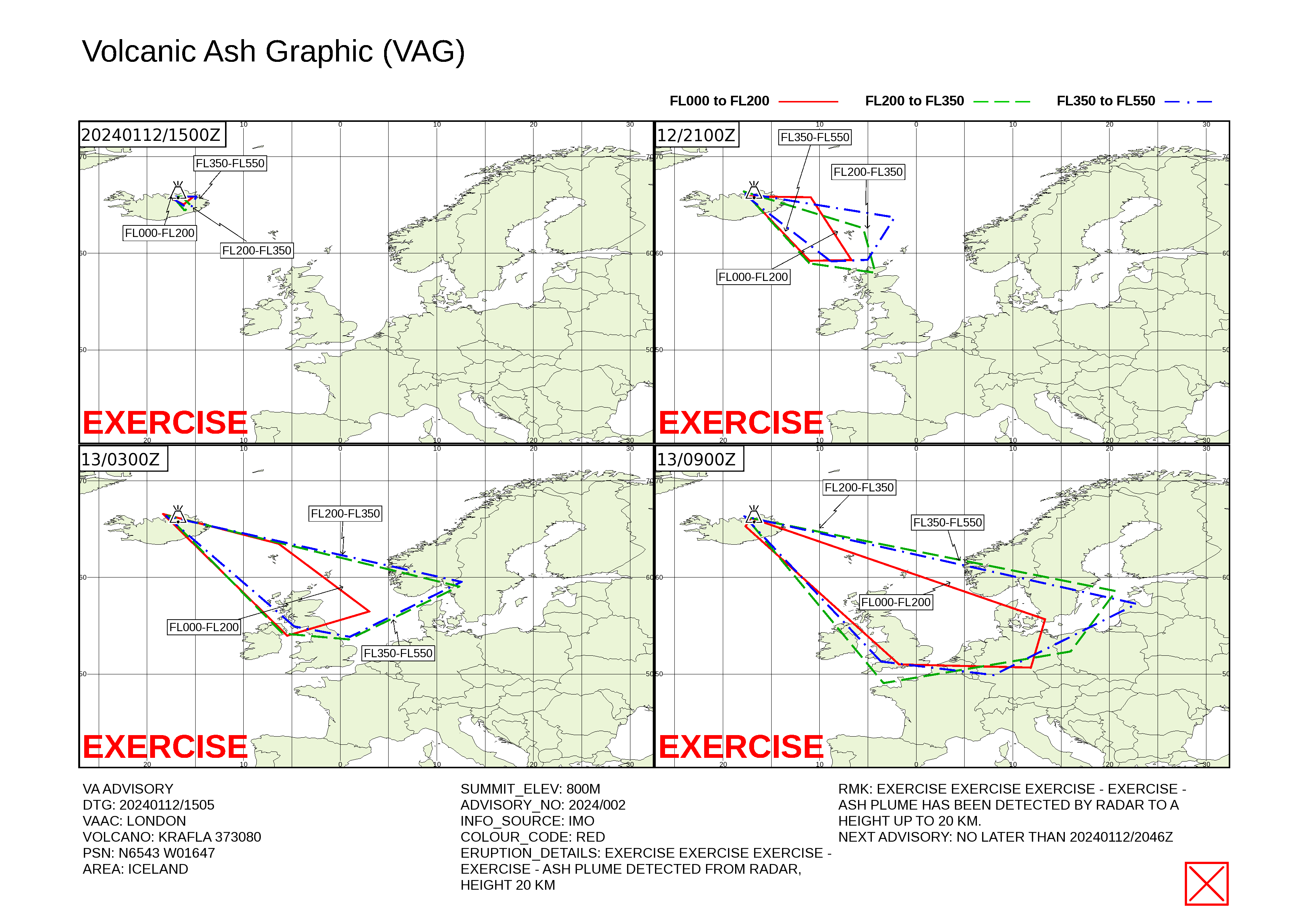 Volcanic ash graphic