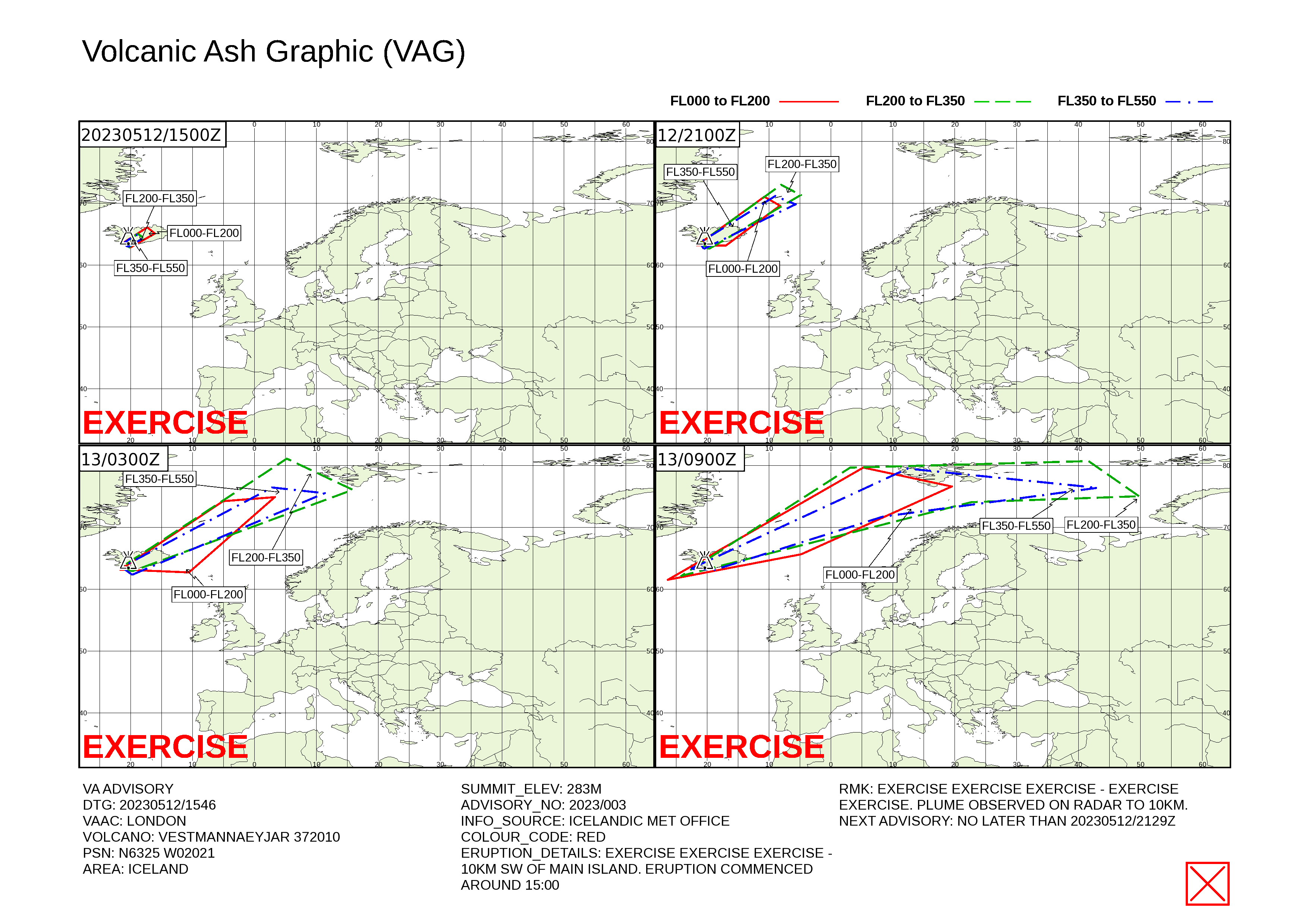 Volcanic ash graphic