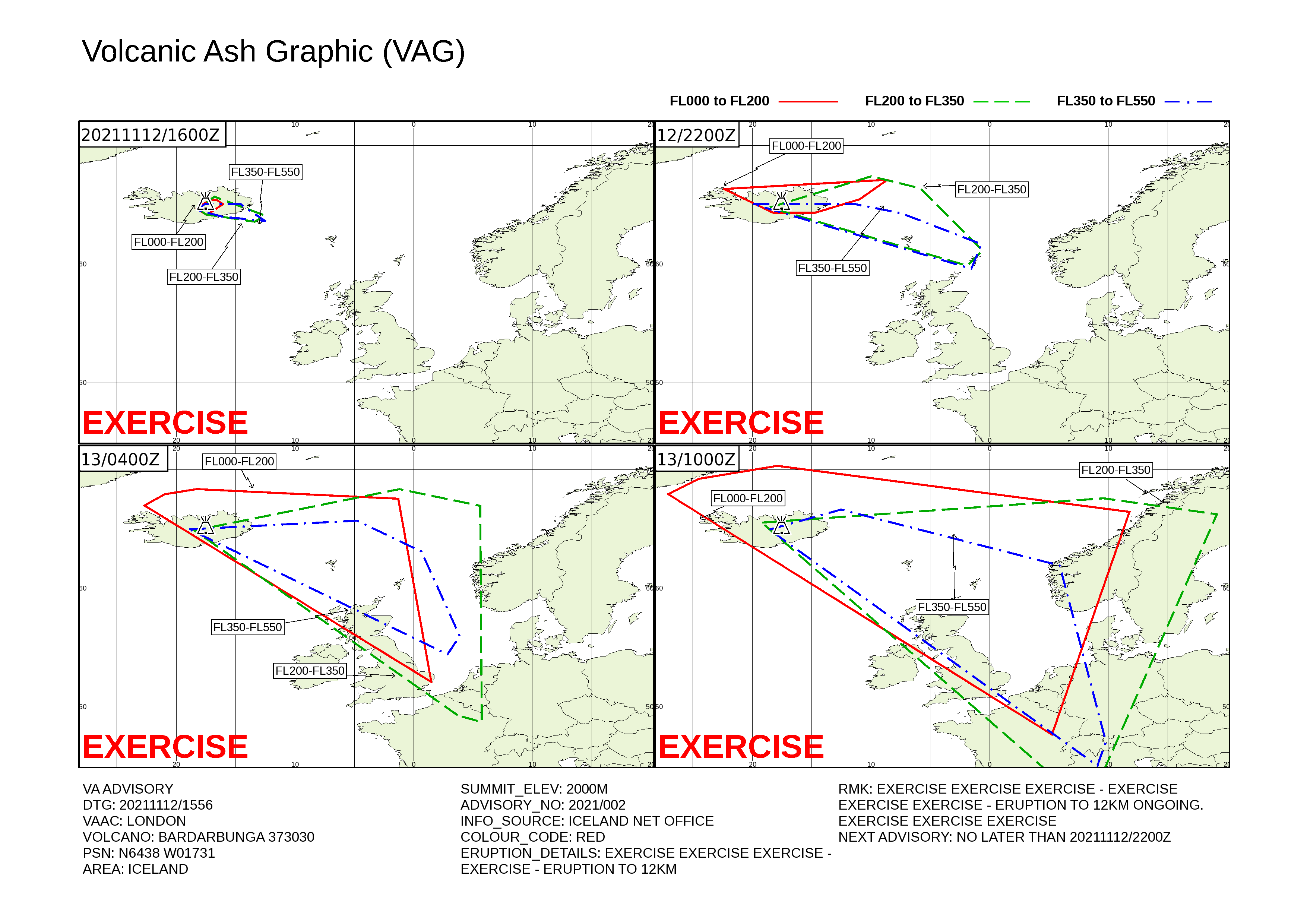 Volcanic ash graphic