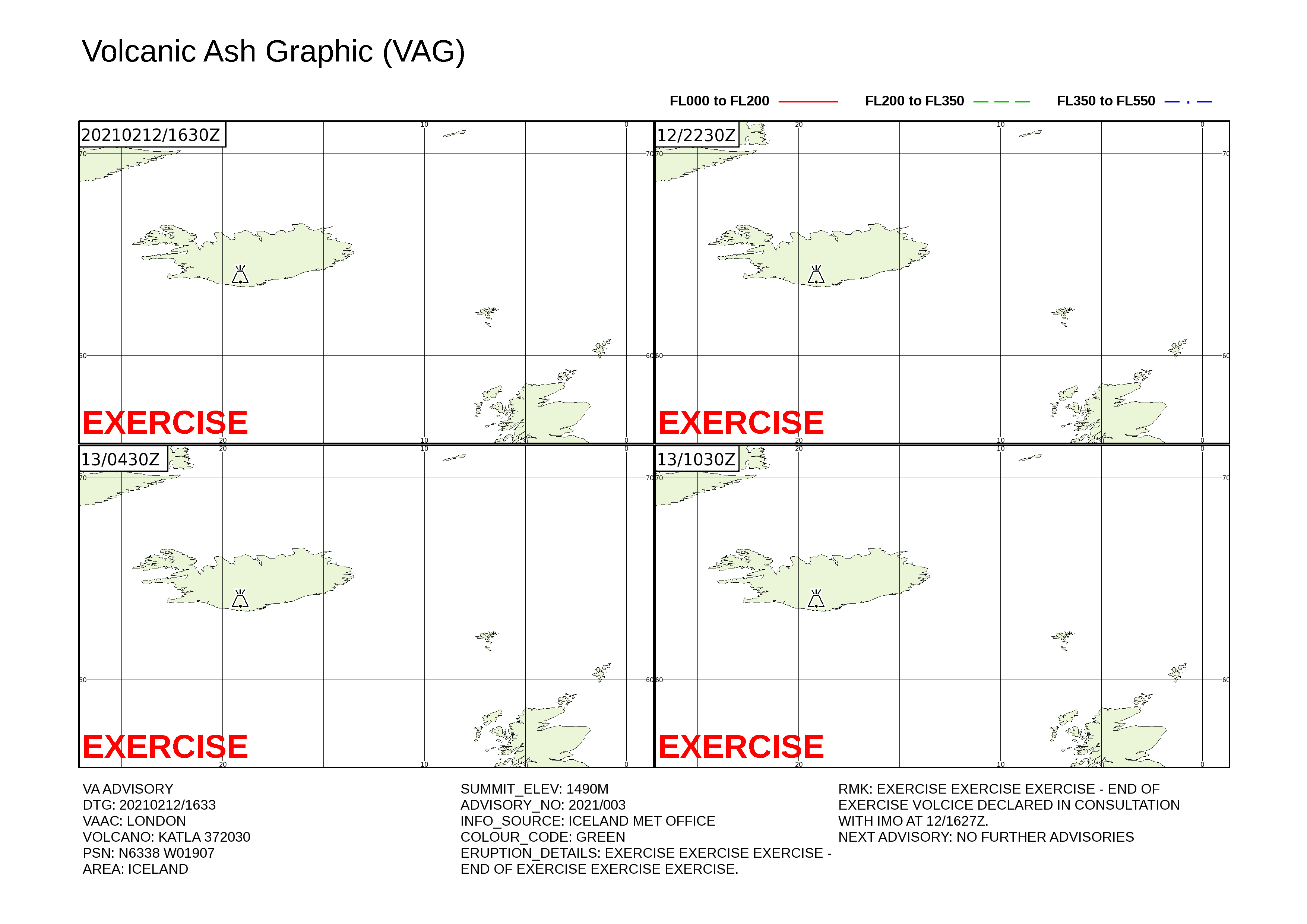 Volcanic ash graphic