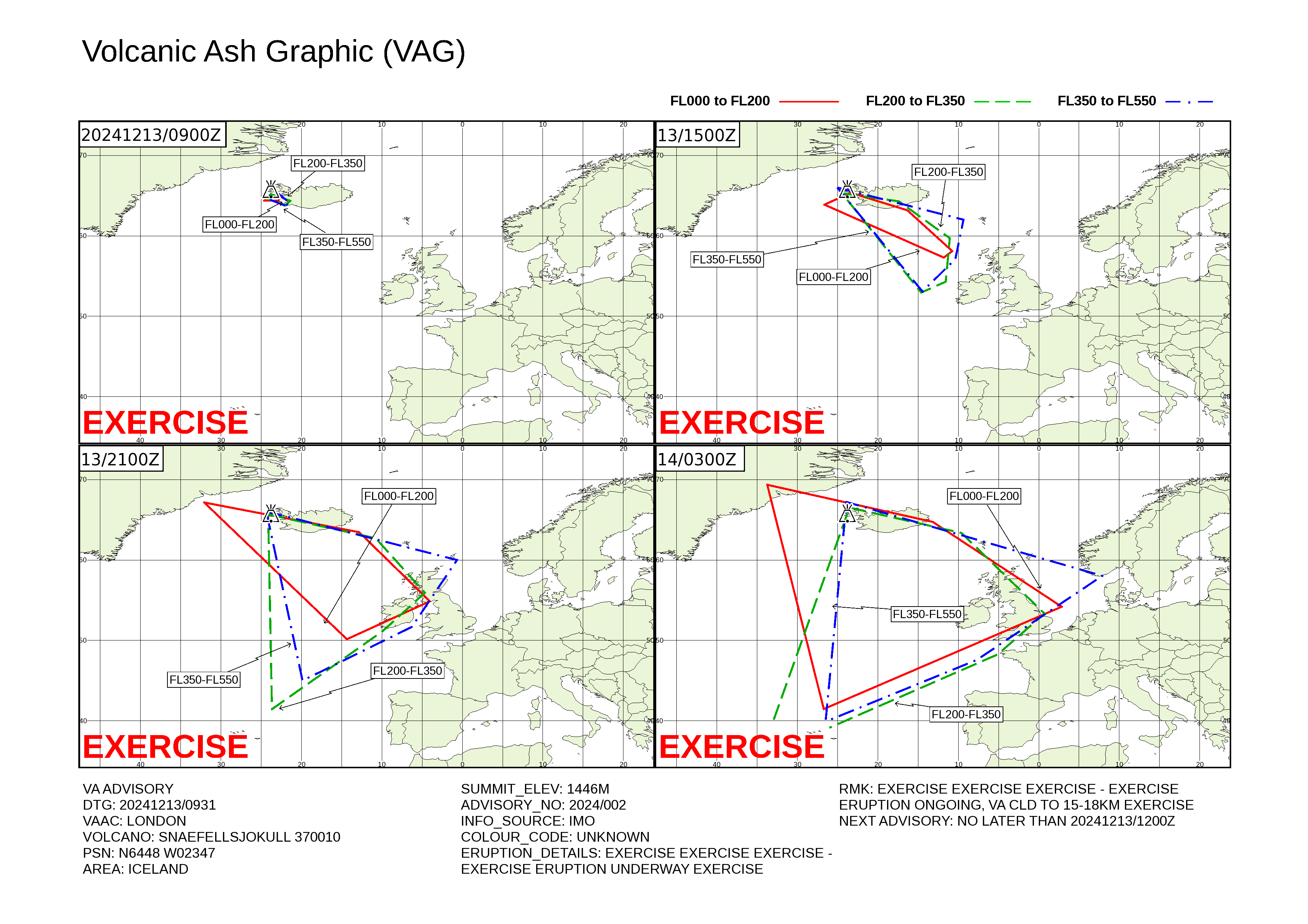 Volcanic ash graphic