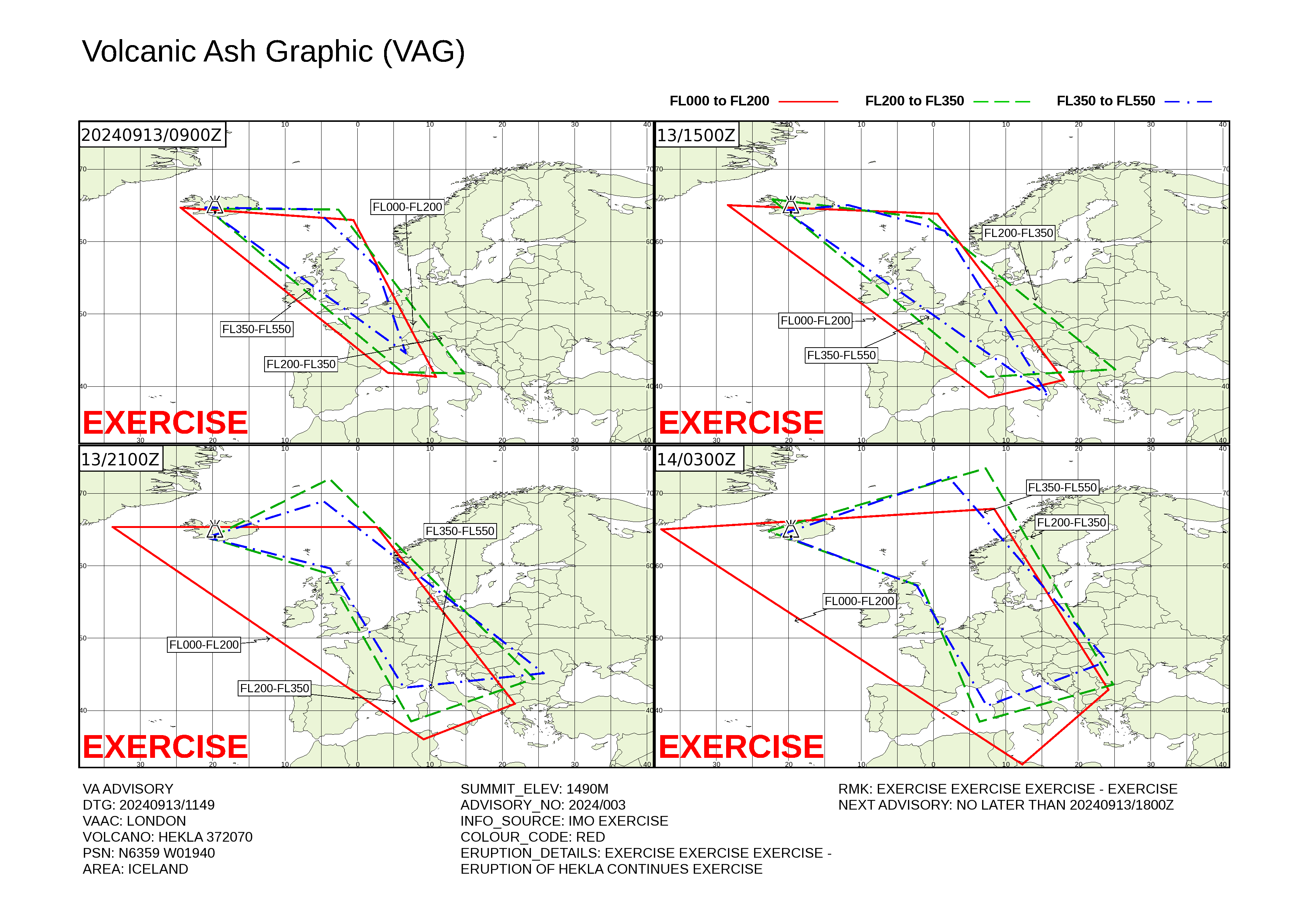 Volcanic ash graphic