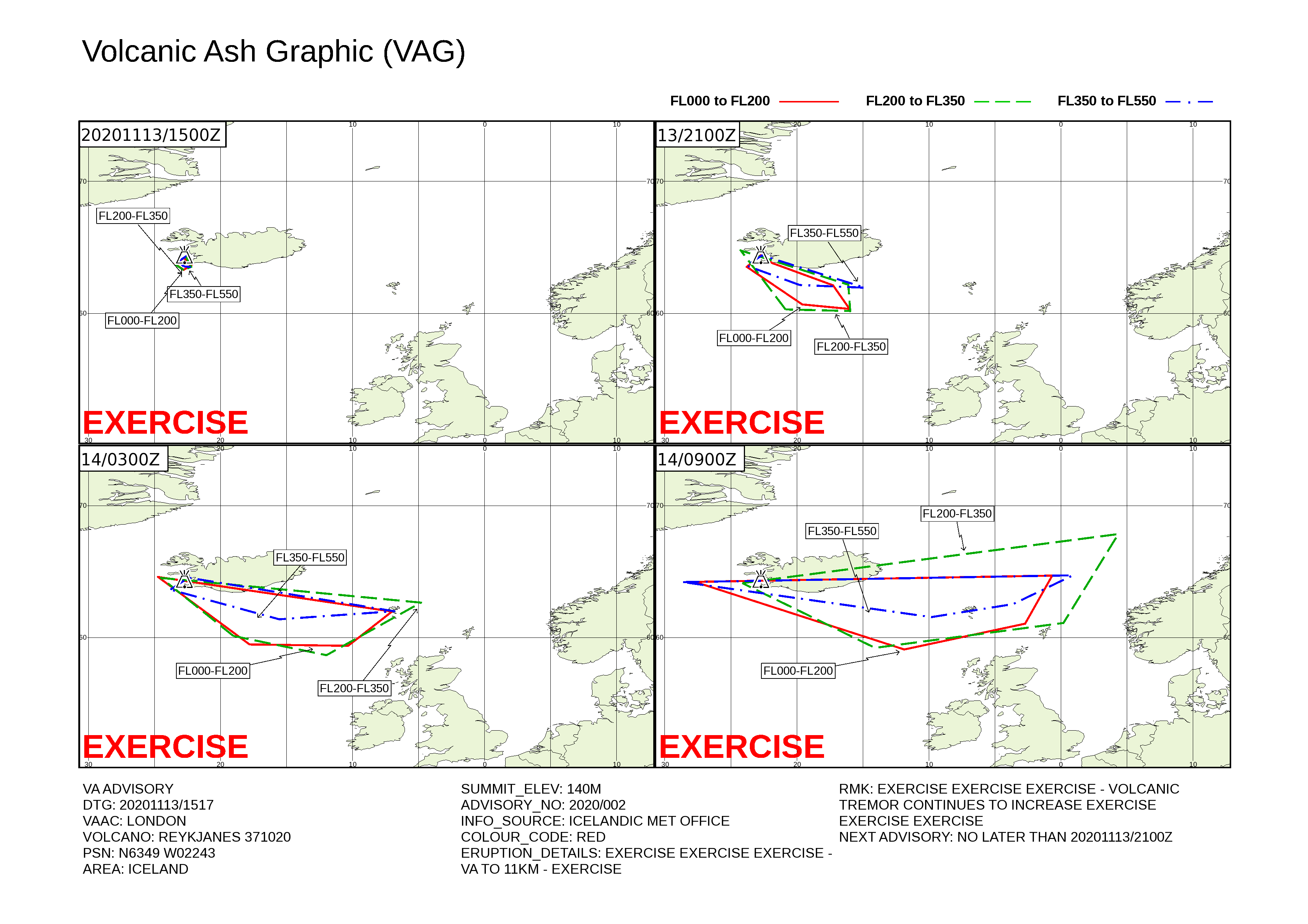 Volcanic ash graphic