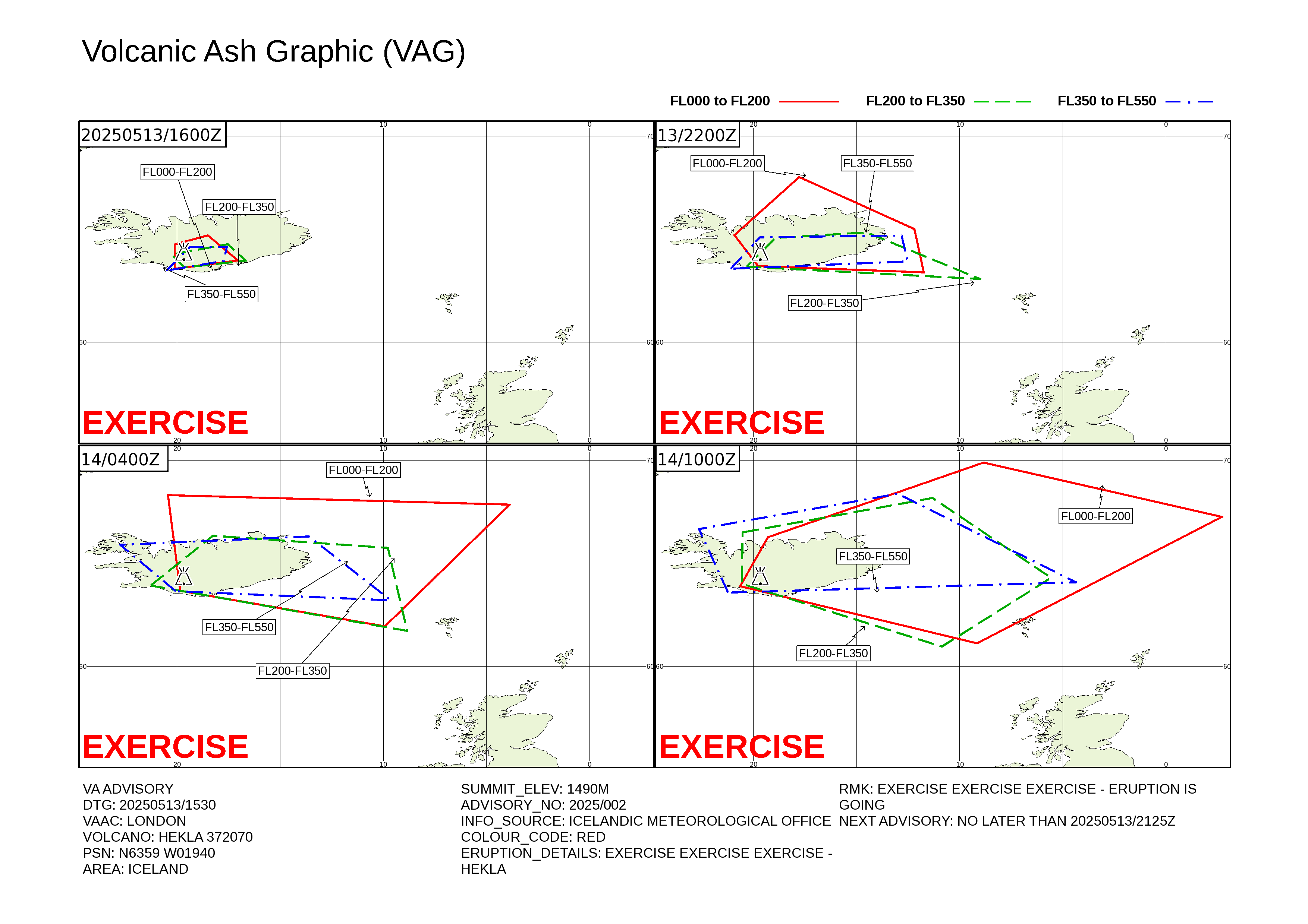 Volcanic ash graphic