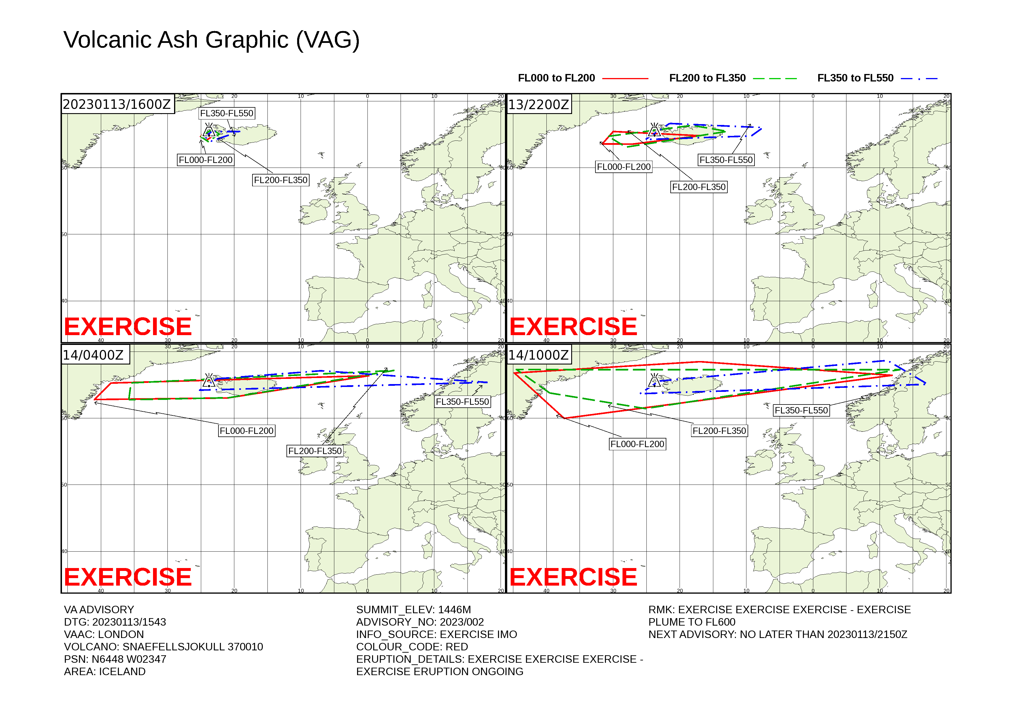 Volcanic ash graphic