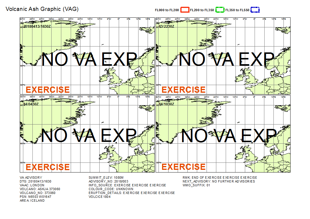 Volcanic ash graphic