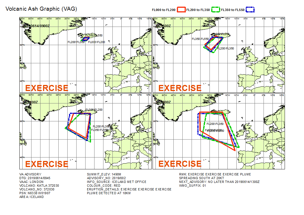 Volcanic ash graphic