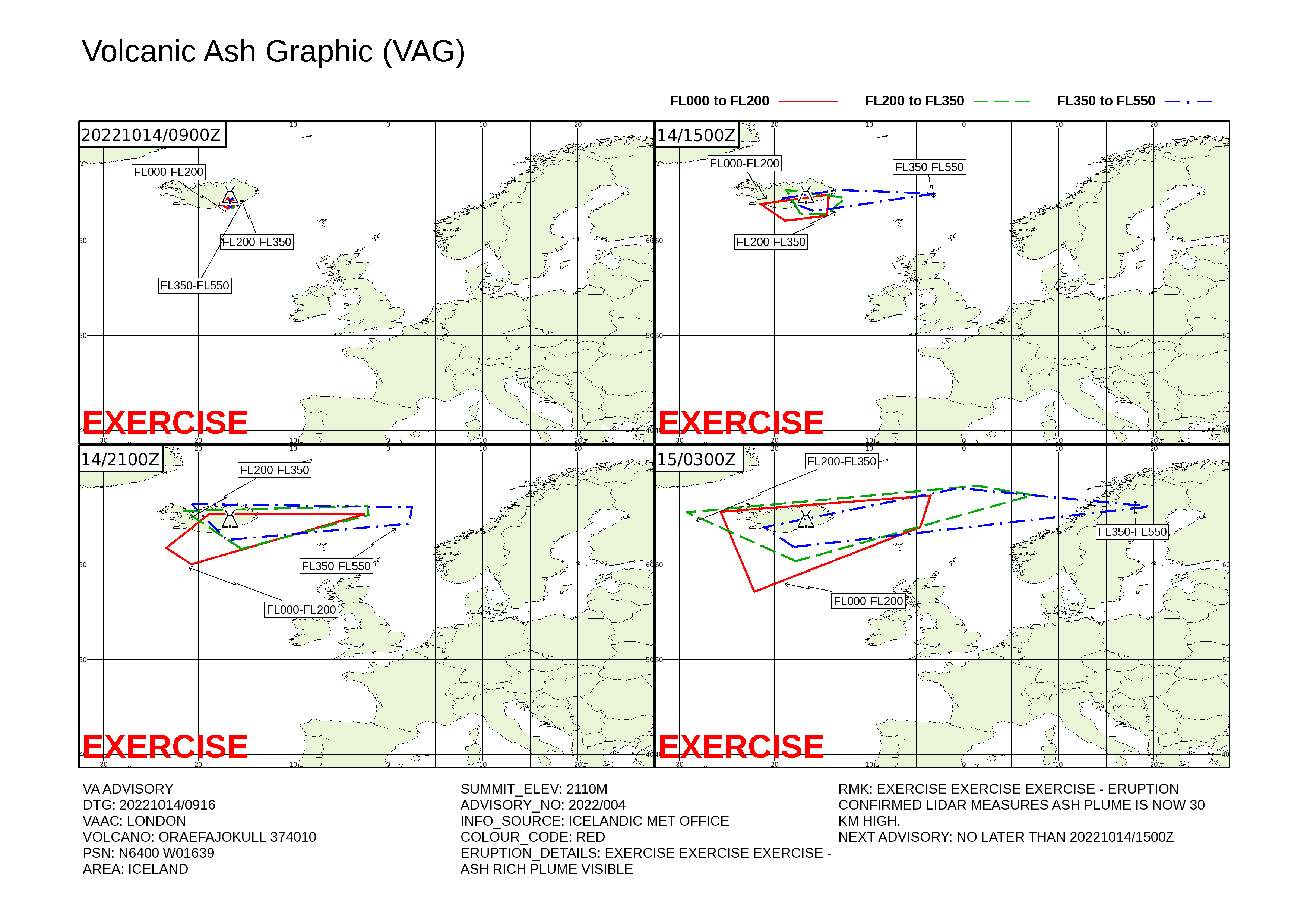 Volcanic ash graphic