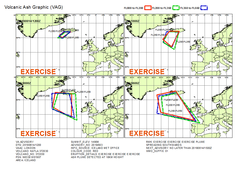 Volcanic ash graphic