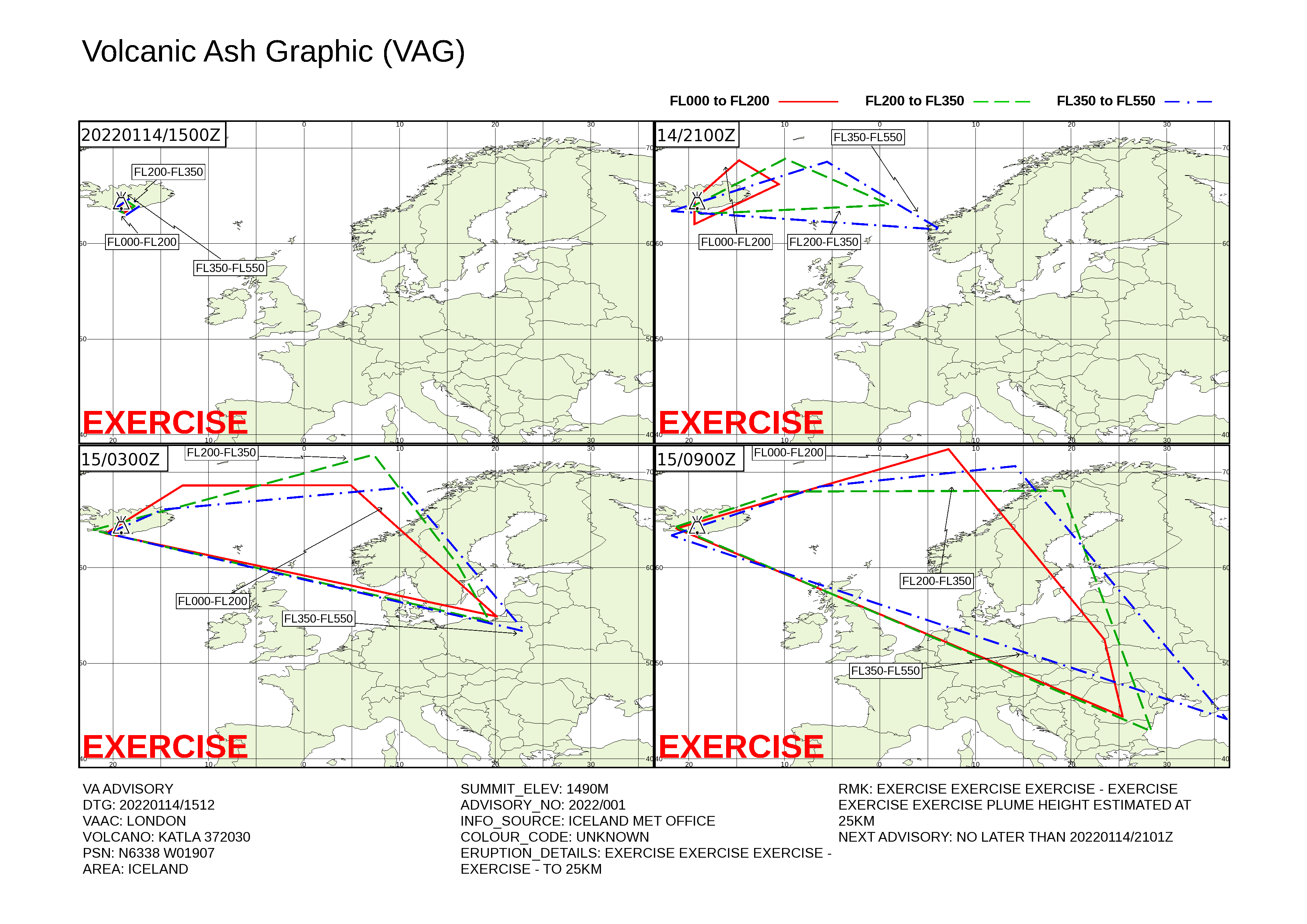 Volcanic ash graphic