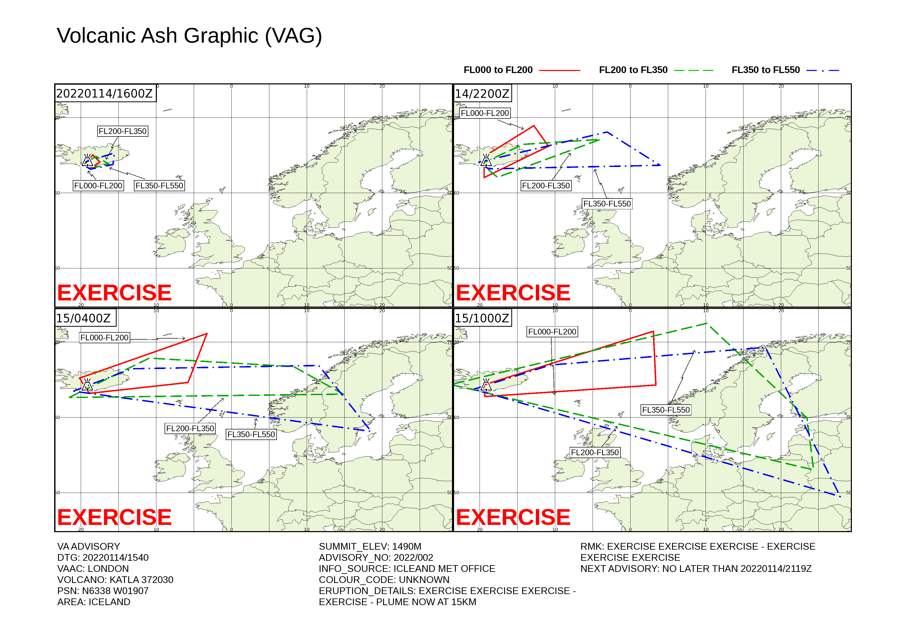 Volcanic ash graphic