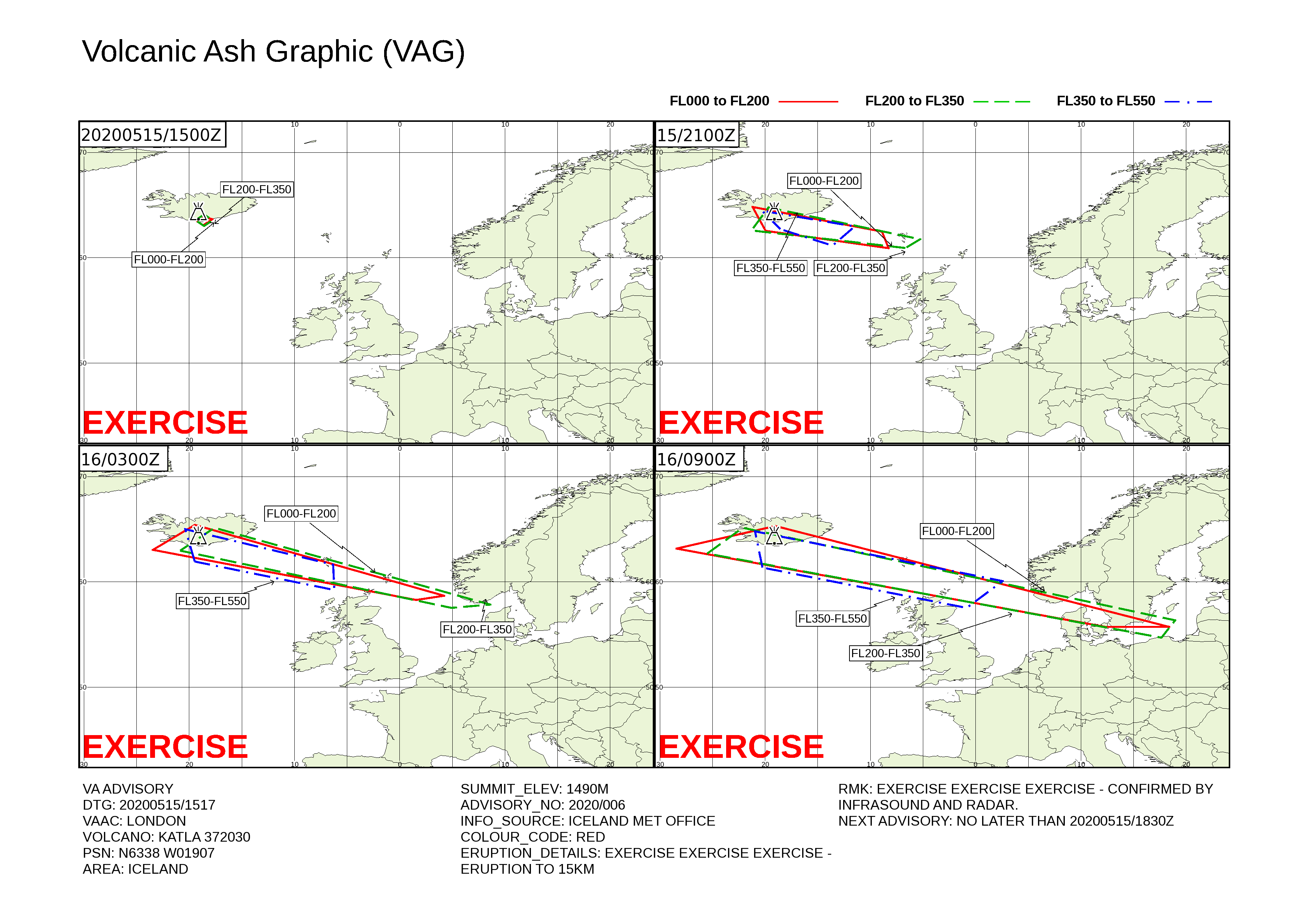 Volcanic ash graphic