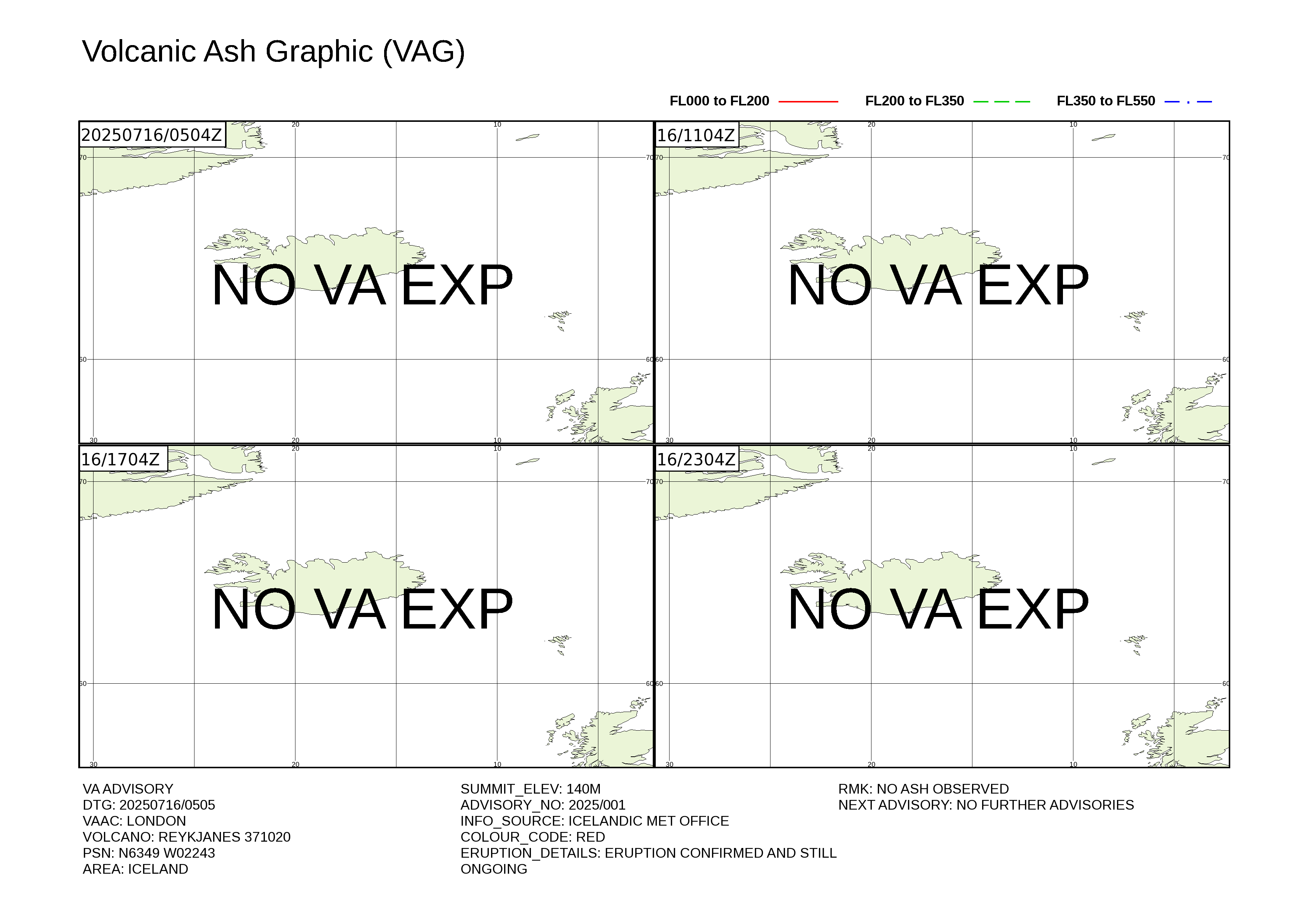 Volcanic ash graphic