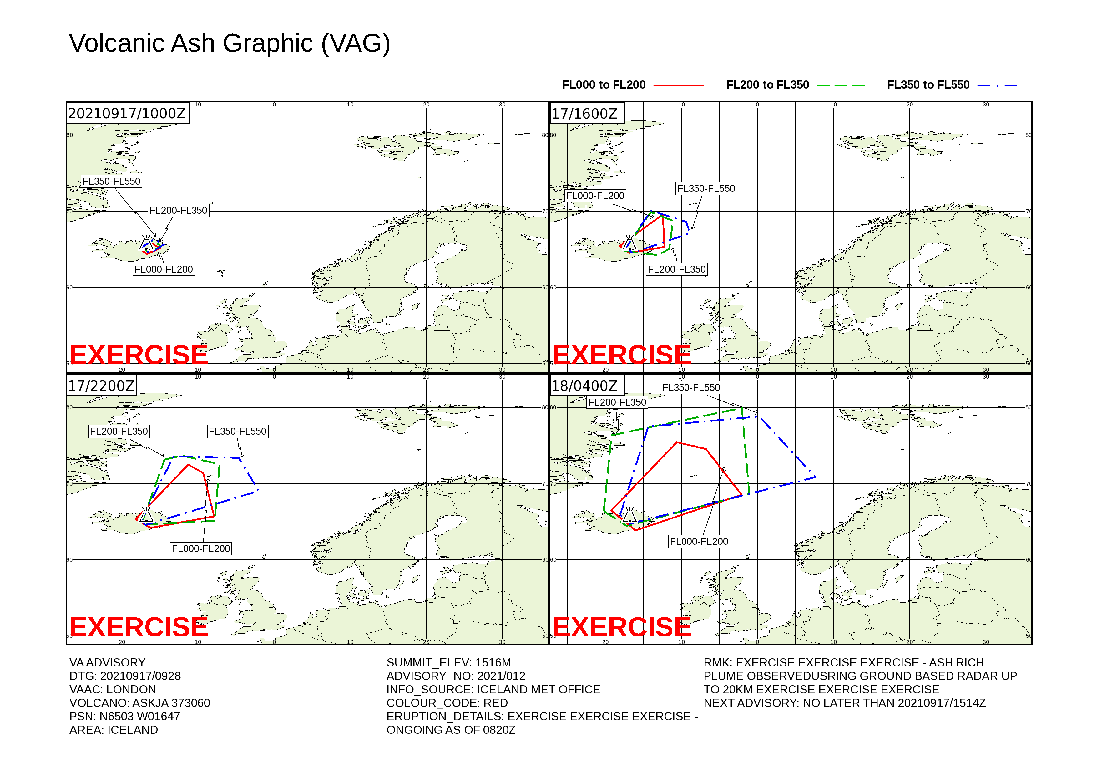 Volcanic ash graphic