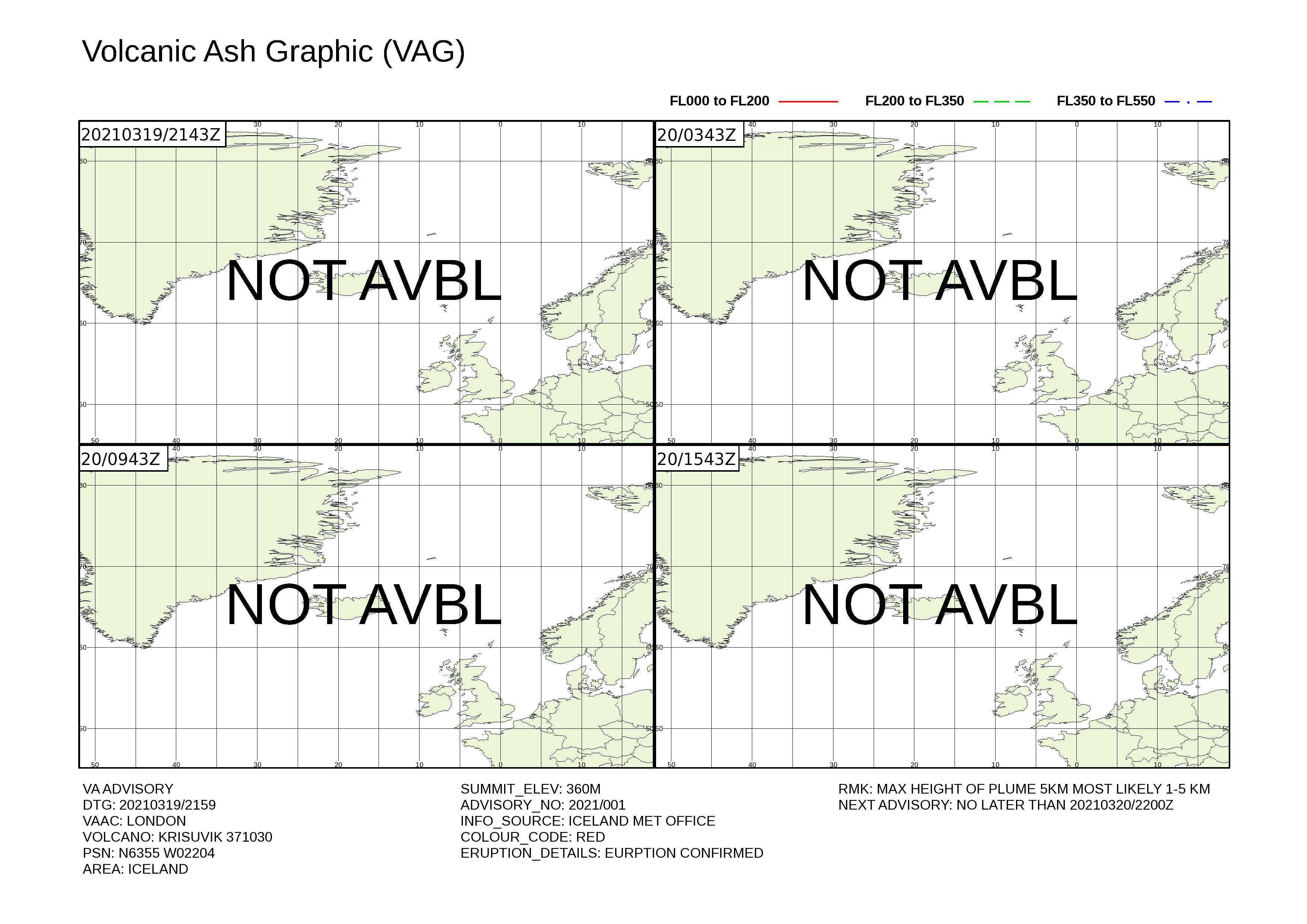 Volcanic ash graphic