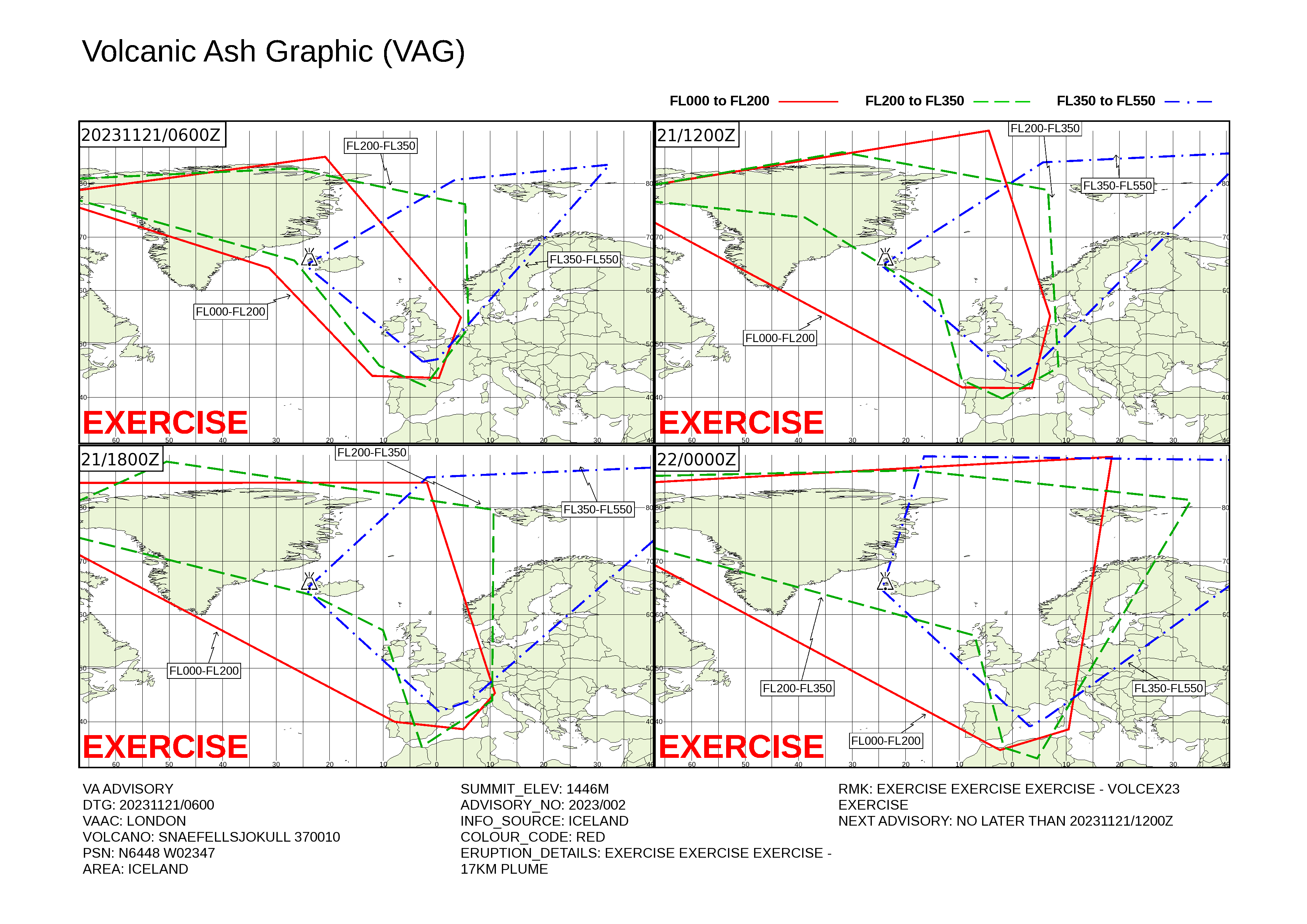 Volcanic ash graphic