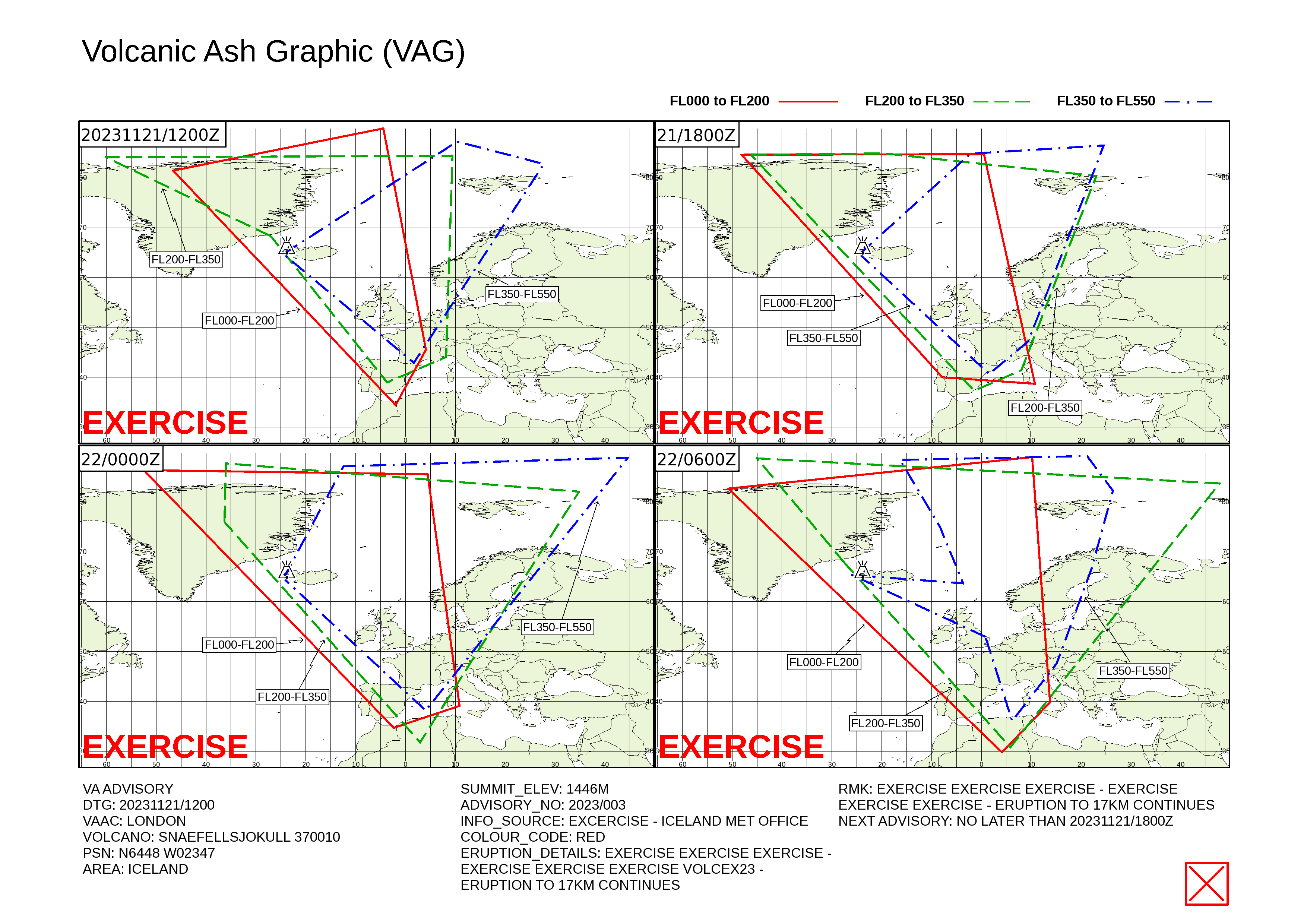 Volcanic ash graphic