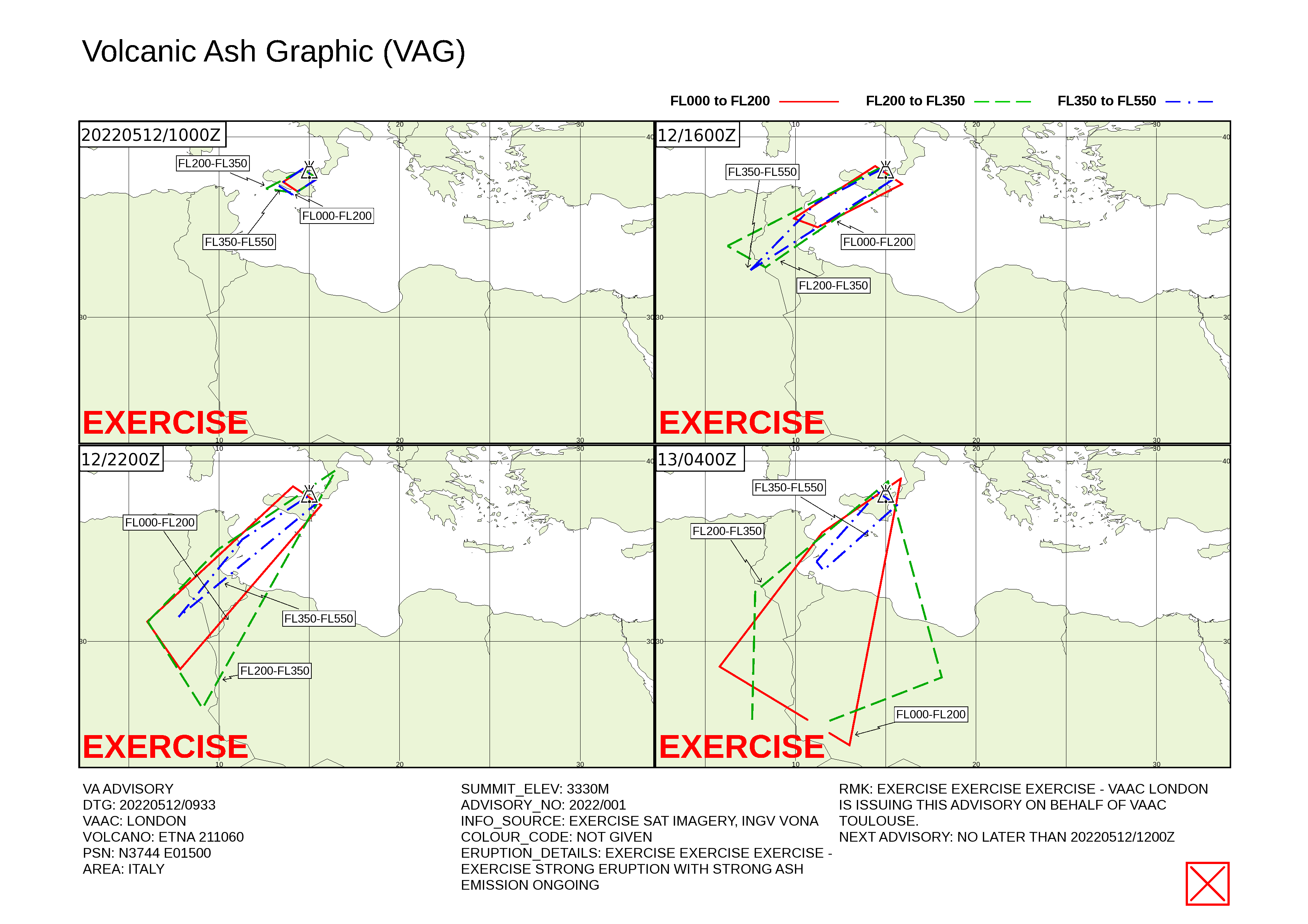 Volcanic ash graphic