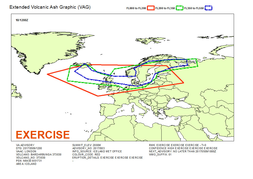 Volcanic ash graphic