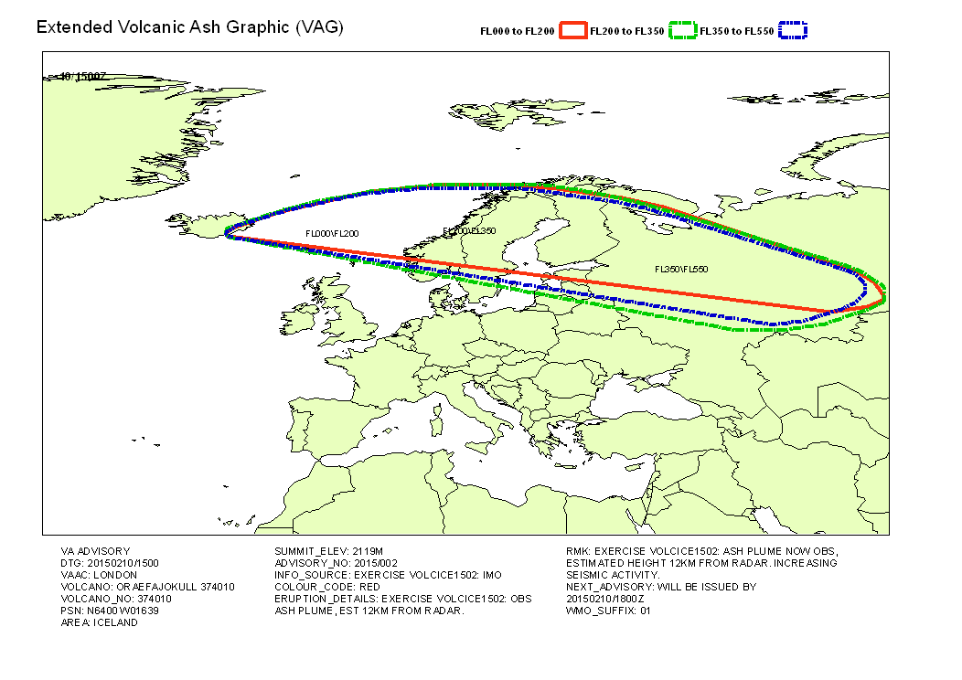 Volcanic ash graphic