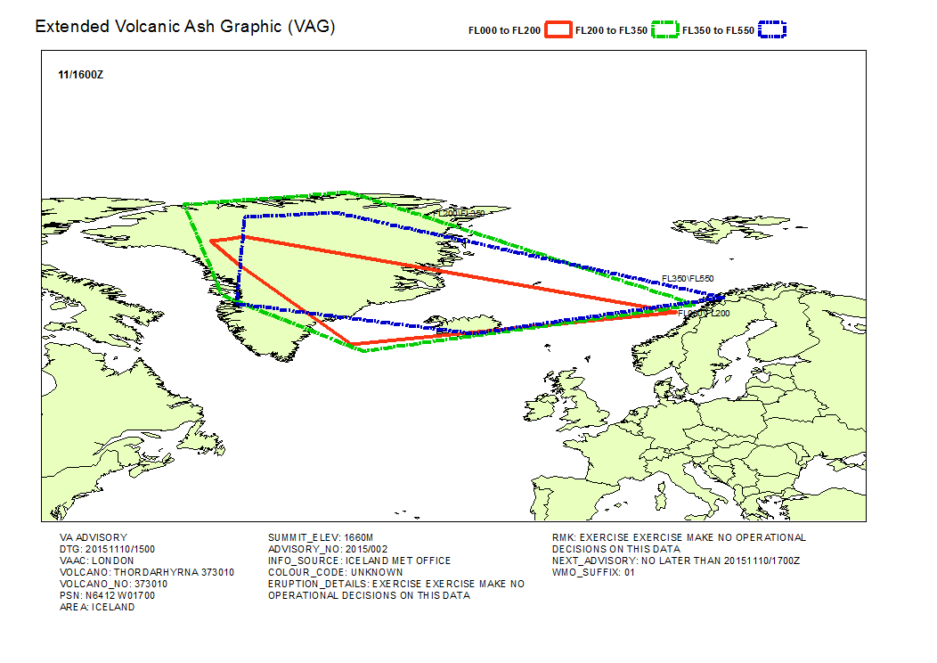 Volcanic ash graphic