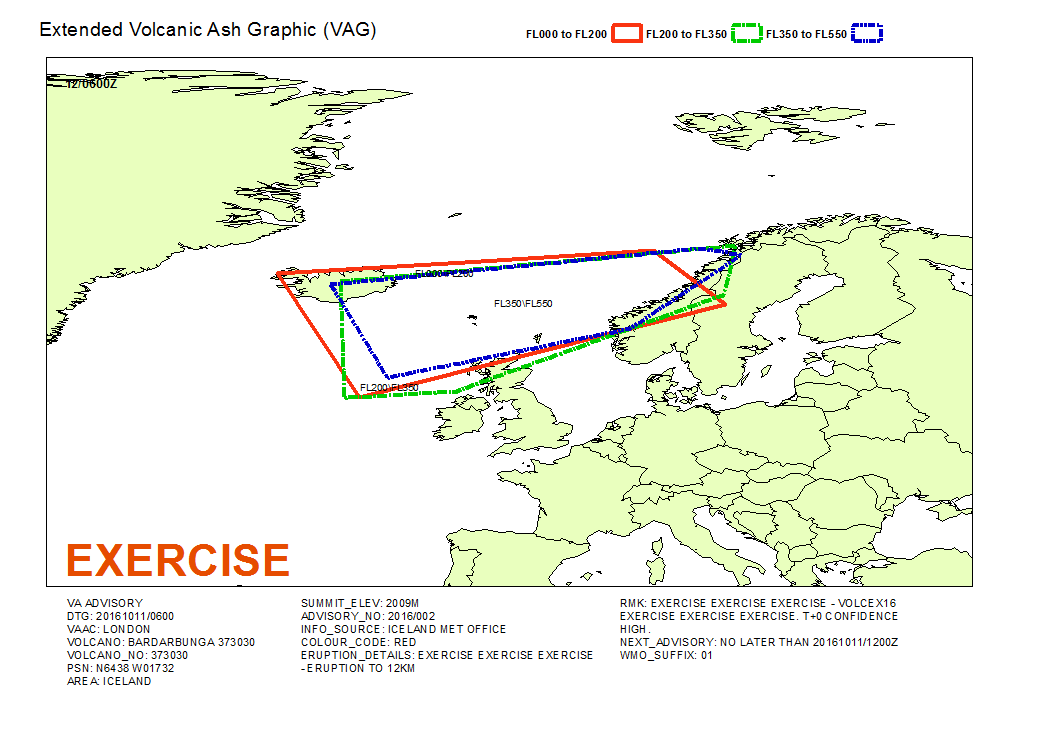 Volcanic ash graphic