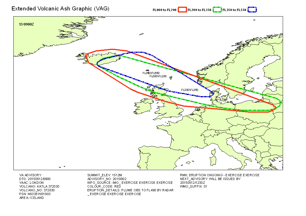 Volcanic ash graphic