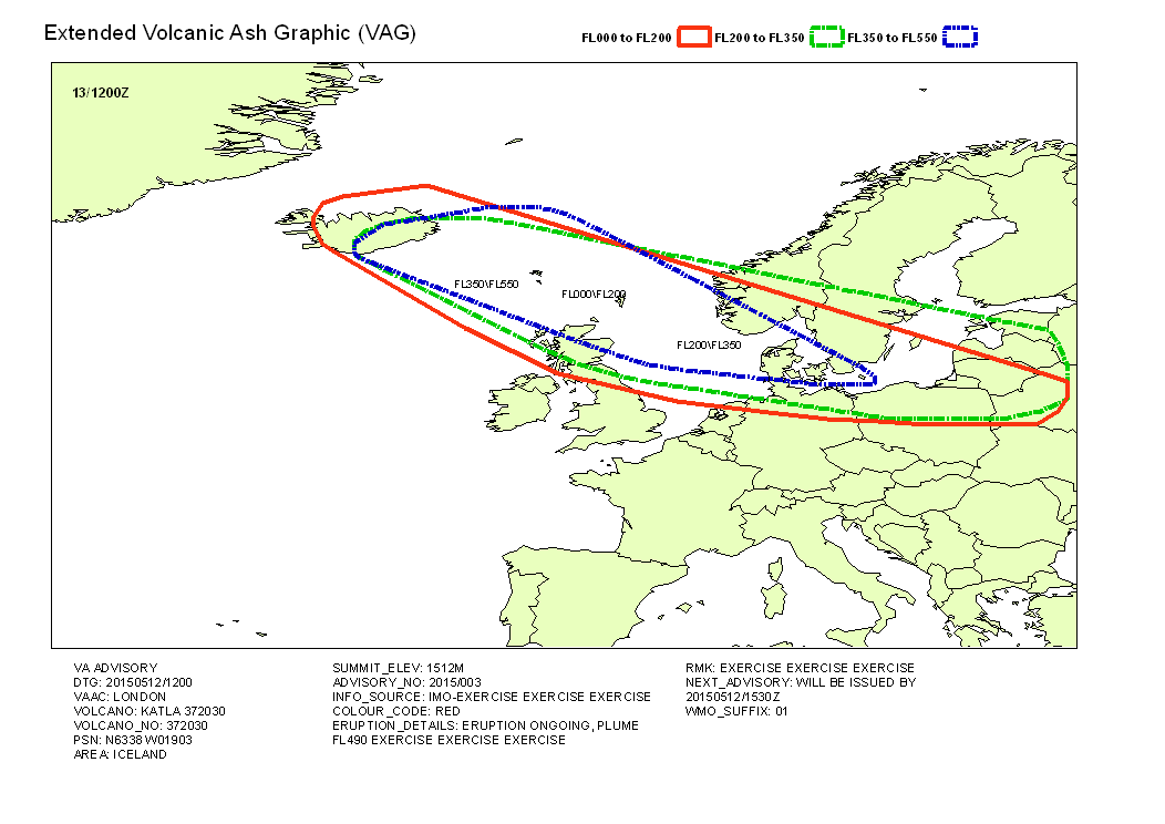 Volcanic ash graphic