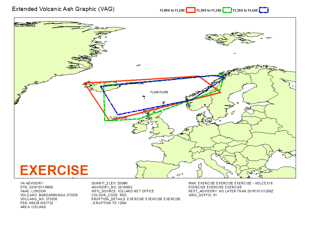 Volcanic ash graphic