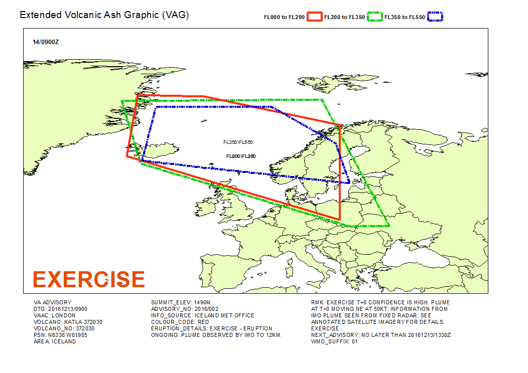 Volcanic ash graphic