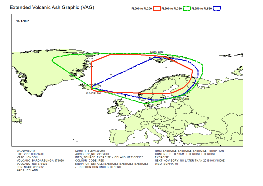 Volcanic ash graphic