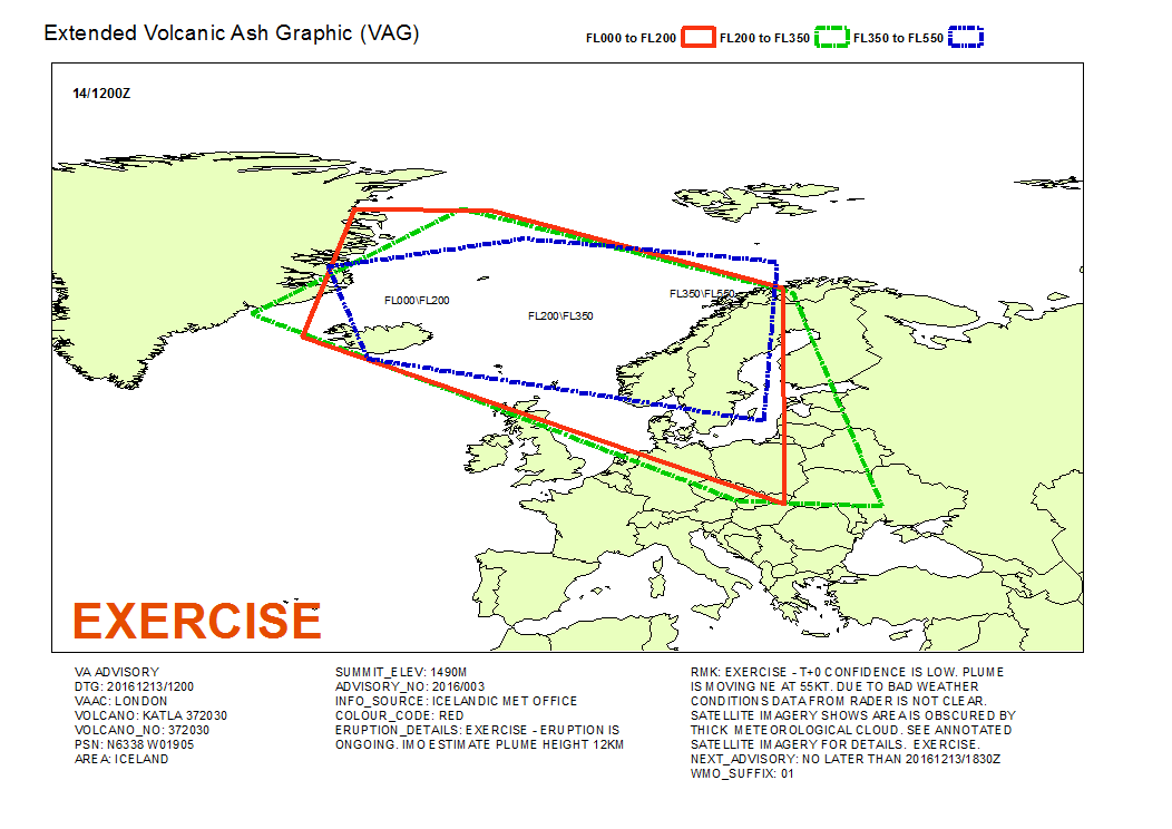 Volcanic ash graphic