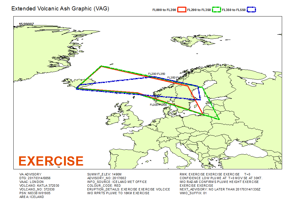 Volcanic ash graphic