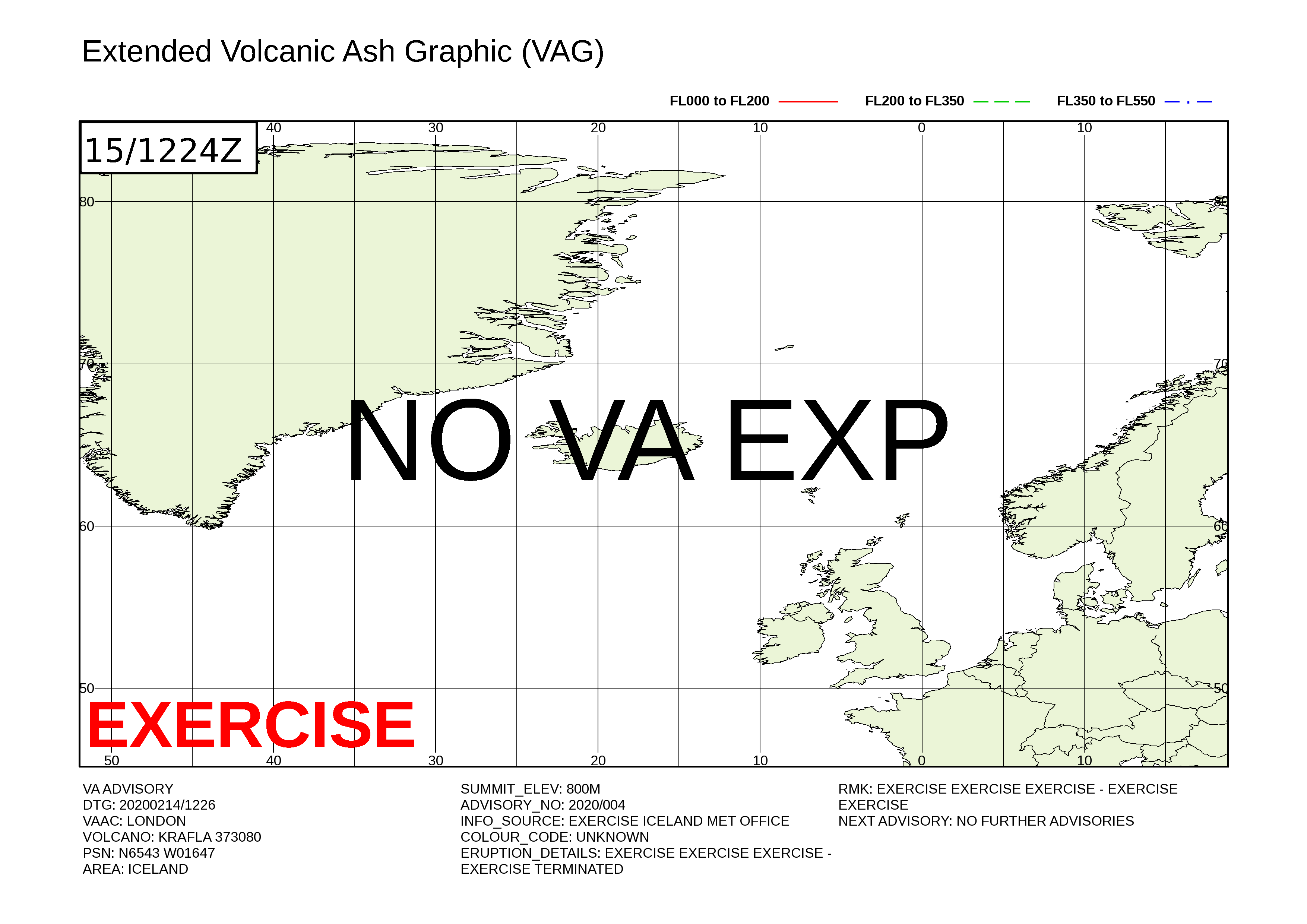 Volcanic ash graphic