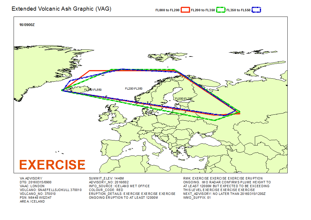 Volcanic ash graphic