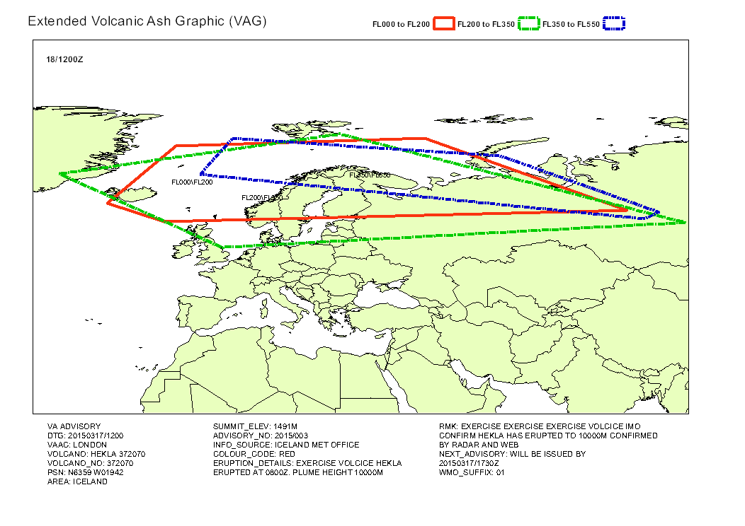 Volcanic ash graphic