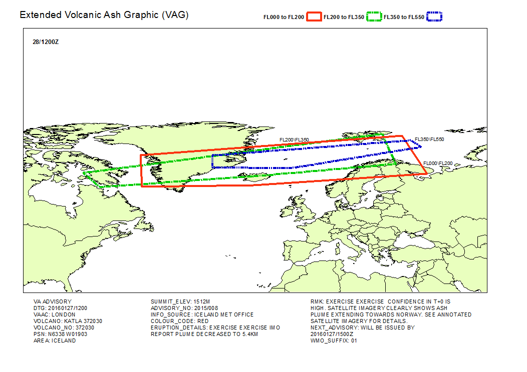 Volcanic ash graphic